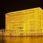 60年一次!嚴島神社「維修中」反而超美 海上大鳥居點燈秒變黃金城